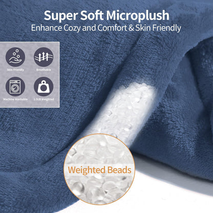 SAROO Weighted Heating Pad for Neck and Shoulders Pain Relief,19"x22",Grey