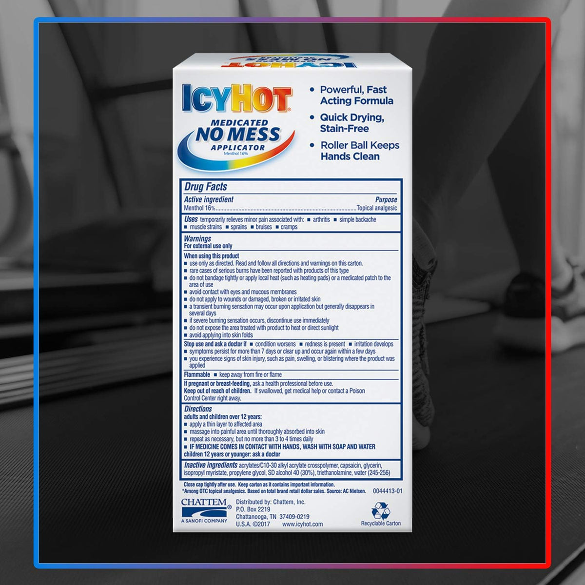 Icy Hot Original Pain Relief, Nighttime Recovery, Roll-On, Lavender, 2 oz.