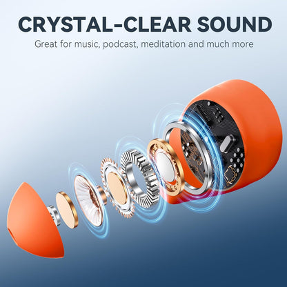 Sleepals Micro Sleep Earbuds for Side Sleepers, Orange