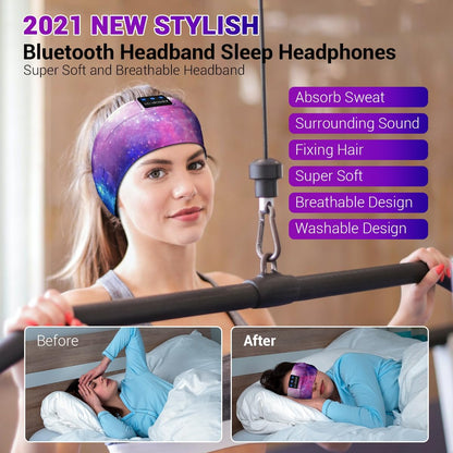 LC-dolida Sleep Headphones Bluetooth Headband