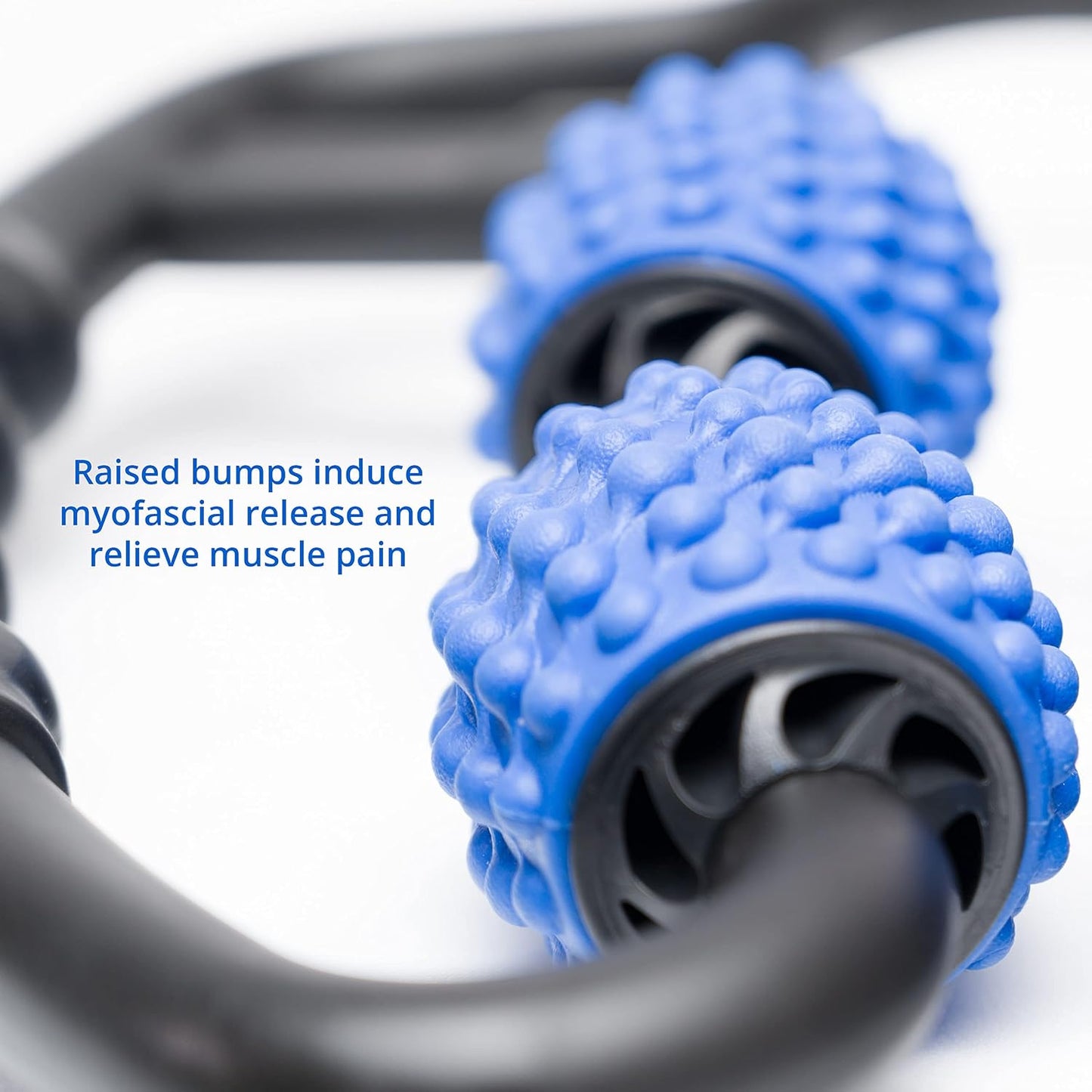 Body Back Trigger Point Pressure Roller Massager for Deep Tissue Relief | FSA Eligible Trigger Point Roller For Forearm & Hand, Deep Tissue Massage Tool For Tennis Elbow, Athletes & Muscle Recovery