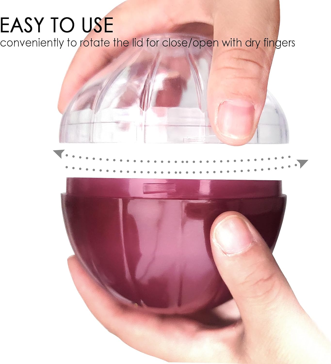 Onion Tomato Keeper for Refrigerator, Reusable, Dishwasher-safe | 2 Pack Food-shape Storage Saver Container for Leftover Vegetables, Clear Lid Easy Clean