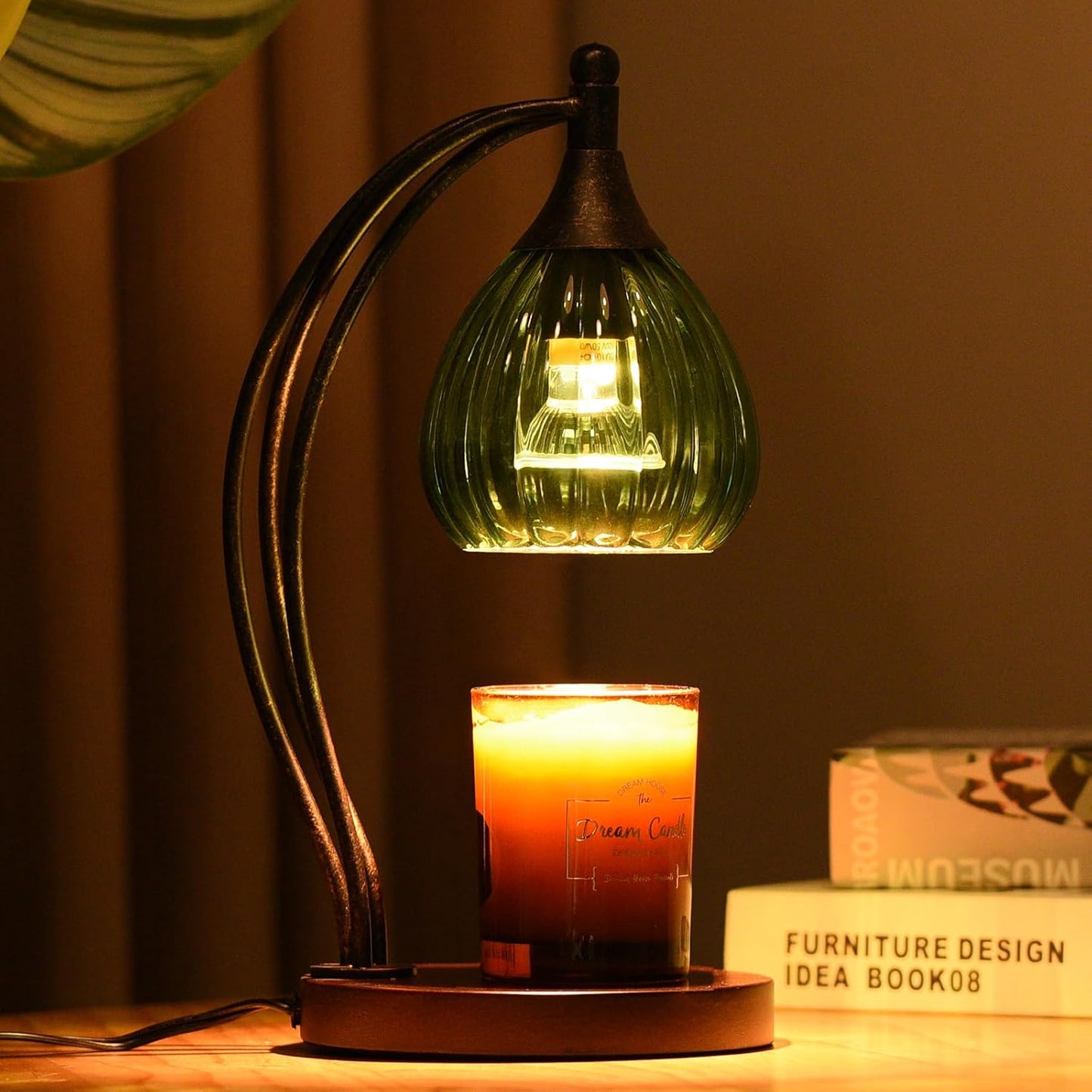 Candle Warmer Lamp with Timer and Dimmer - Electric Melter for Scented Jar Candles - Housewarming, New Home Decor
