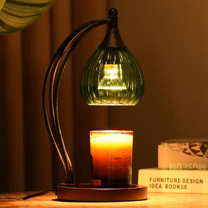 Candle Warmer Lamp with Timer and Dimmer - Electric Melter for Scented Jar Candles - Housewarming, New Home Decor