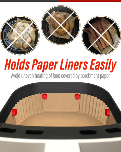 Air Fryer Magnets for Parchment Paper, Air Fryer Accessories | Upgrade Stronger Magnets, 12 Pack Silicone Magnet for Holding Parchment Paper