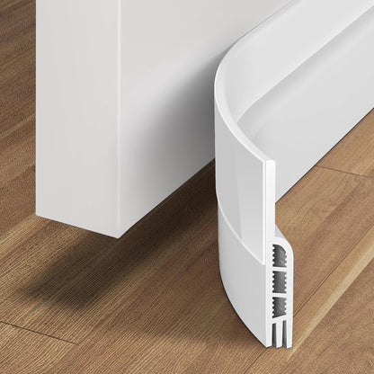 Holikme Door Draft Stopper 41inch Weather Stripping Door Seal Sweep | Under Door Draft Insulator Strong Adhesive Silicone Garage Window Strip Blocker Cold Air & Noise, Easy Install Save Energy
