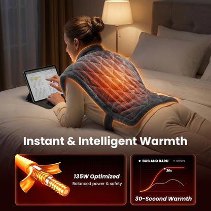 BOB AND BRAD Weighted Heating Pad for Shoulders and Upper Back