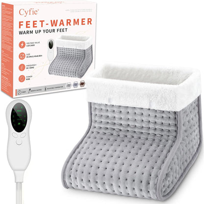 CYFIE Foot Warmer Under Desk - Electric Heating Pad for Women Men