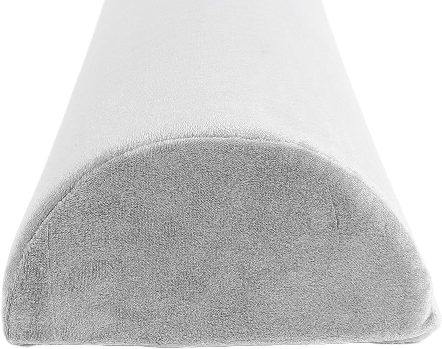 SUNGOOYUE Knee Pillow for Back Sleeping Memory Foam Half Moon Bolster Pillow for Legs Washable Cover Multi Use for Knee Ankle Foot Waist Neck Home Bed Office Nap