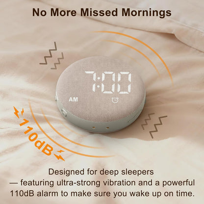 SolaceRise Super Loud Alarm Clock for Hearing Impaired Deaf