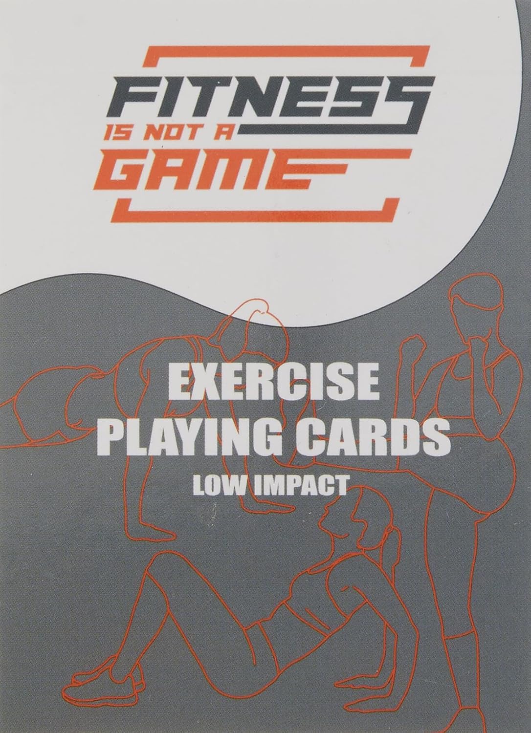 Low-Impact Exercise Playing Cards | 52-Card Deck | Bodyweight | All Fitness Levels | Strength Training and Cardio | at-Home Workout | Family Game Night | Fun
