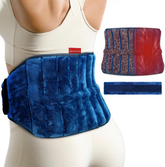 Comfytemp Microwavable Moist Heating Pad for Back and Waist Pain Relief