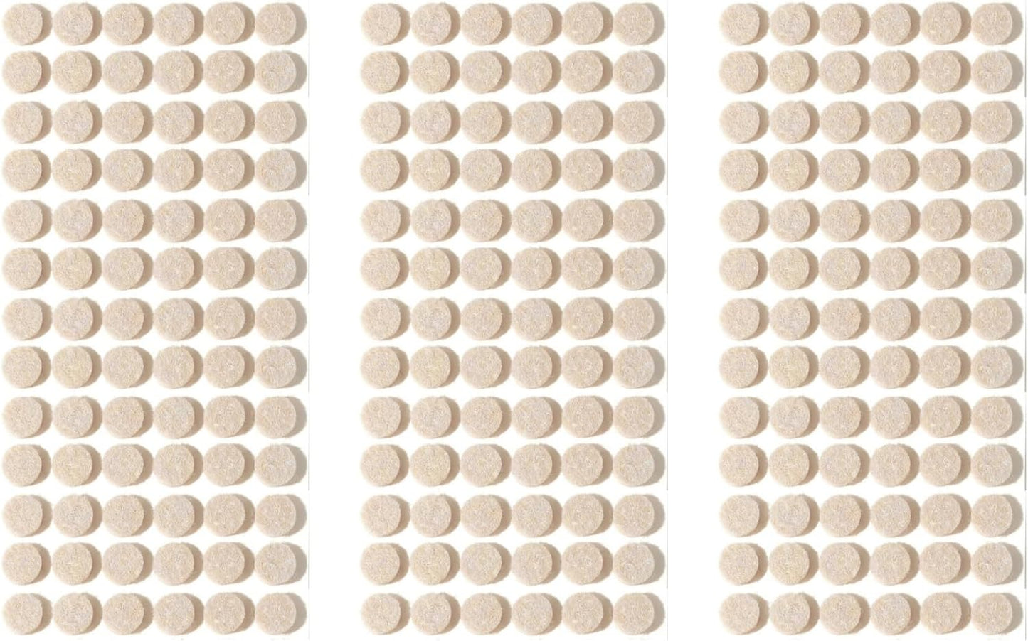 Felt Pads Small 3/8" Felt Pads for Cabinet Doors Bumpers, Cabinet Cushion Dots Felt Cabinet Door Stops, Self Adhesive Thick Bumper Pads to Protect Surfaces -Anti Scratch 234 Pcs Round Brown