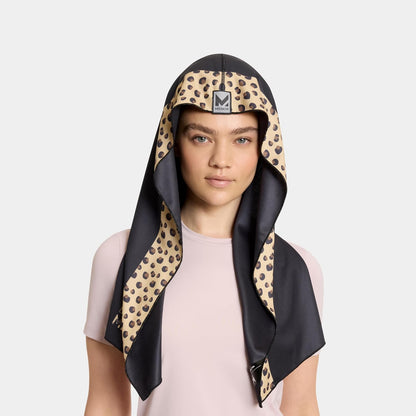 MISSION Cooling Hoodie Towel, Evaporative Cool Technology, Cools Instantly When Wet, UPF 50 Sun Protection, Contours Your Head to Stay in Place, Great for Sports, Fitness, Gym