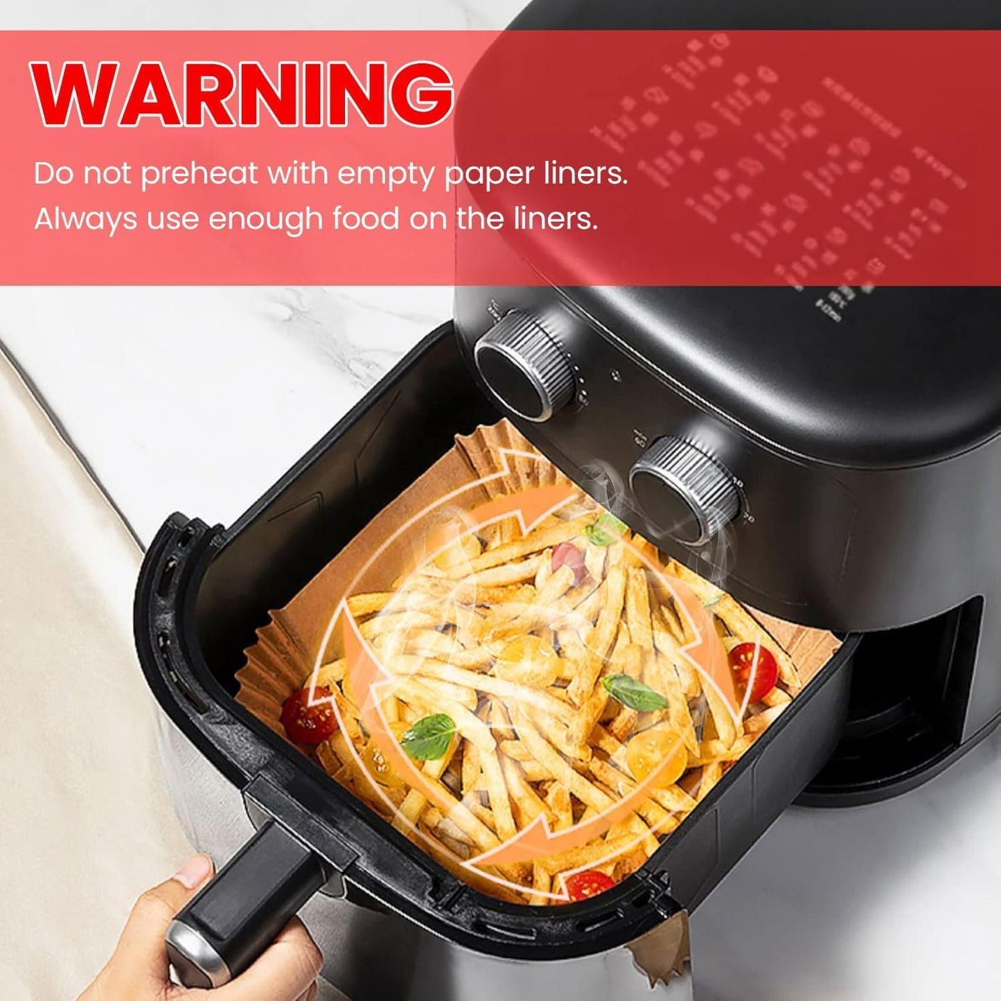 400 Pcs 8" Square Air Fryer Liners Disposable, Airfryer Paper for 5-8QT | Food-grade Parchment Paper for Air fryer Basket, Non-Stick, OilProof Baking Sheets for Oven Pan