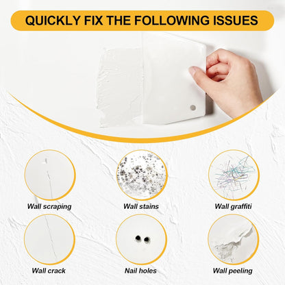 Drywall Repair Kit 12.2 Oz Wall Patch Repair Kit Wall Mending Agent | Spackle Wall Repair with Wall Patches/Sanding Sponge/Putty Knife/Scrapers/Gloves, Wall Surface Hole Quick and Easy Solution