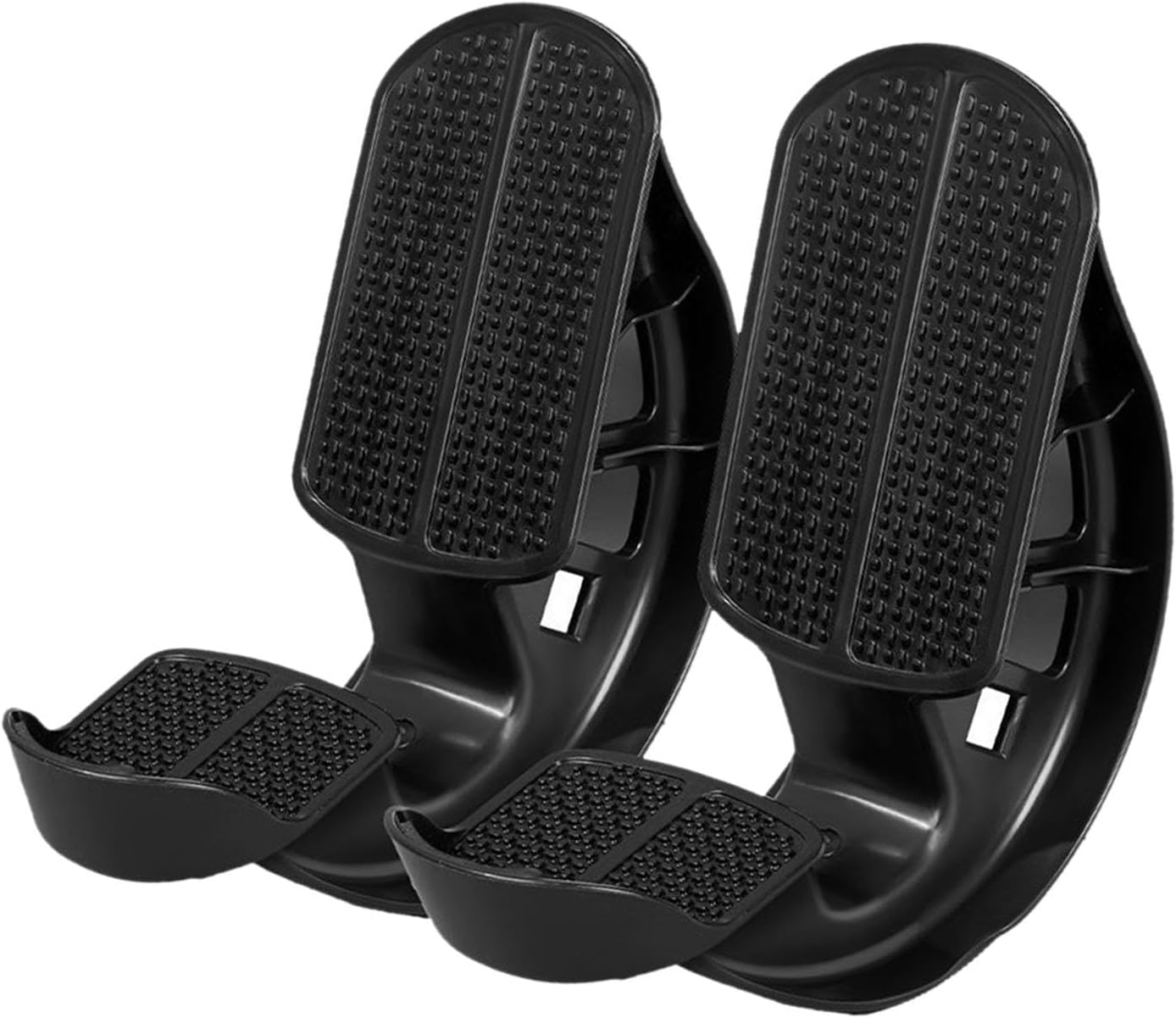 Menolana 2X Foot Rocker Calf Stretcher Portable Fitness Pedal Workout Stretching Tool Tendon Stretch Board for Tight Calves Office Use, Black