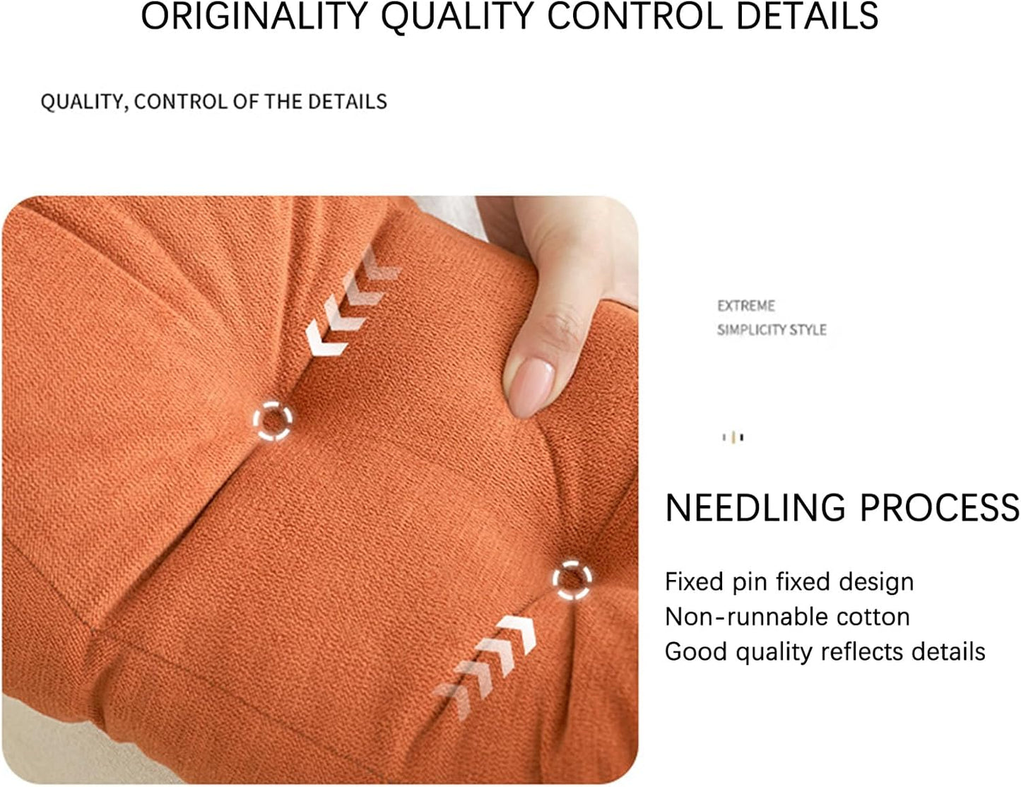 Back Pillow for Chair, Lumbar Support Pillow for Office Chair Lower Back Pain Relief Soft Cushion Car Bed Couch Sitting High Elasticity (Yellow, 35cm*16cm*20cm)
