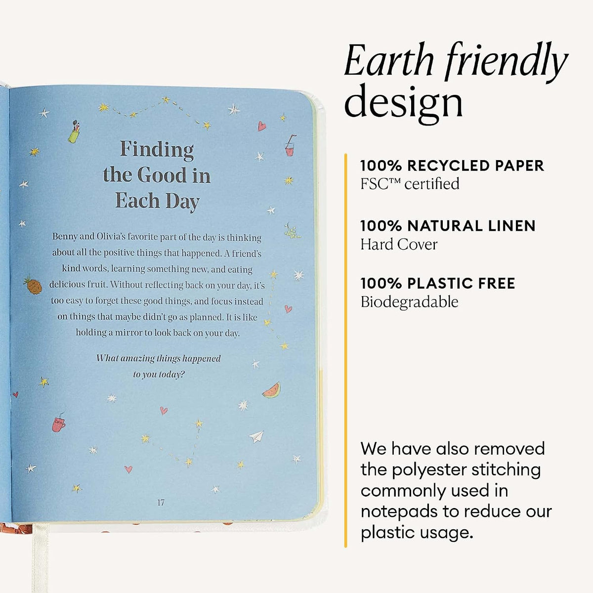 Intelligent Change The Five Minute Journal - Original Daily Gratitude Journal for Women & Men - Mindfulness, Happiness & Daily Reflection - Undated Planner - Affirmation Journal - Gifts for Women