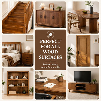 Furniture Repair Wood Markers Set of 3, Black Cherry Walnut Touch Up Paint Markers for Scratches, Wood Floors, Tables, Cabinets & Furniture Restoration