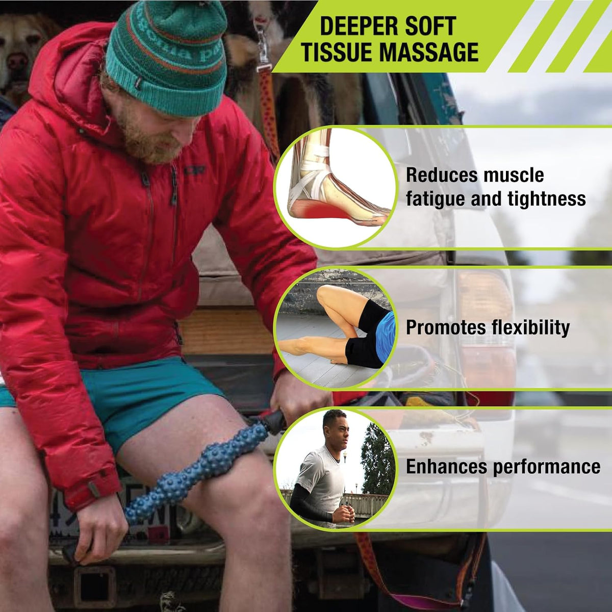 Pro-Tec Athletics Rollers, RM Extreme, RM Extreme Mini Roller, Cryosteel Ice Roller, Portable Roller, Deep Tissue Massage, Muscle Relief, Hamstring, Quadriceps, Multi-Directional, Enhance Performance