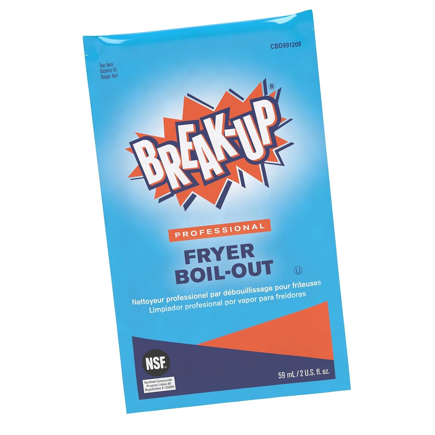 Diversey Break-Up Professional Fryer Boil Out Cleaner, 2 oz, 36 Pack
