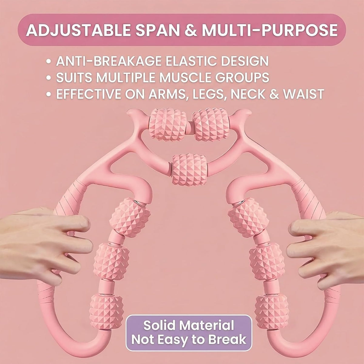 Full Body Massage Tool, Pink, 25cm Length