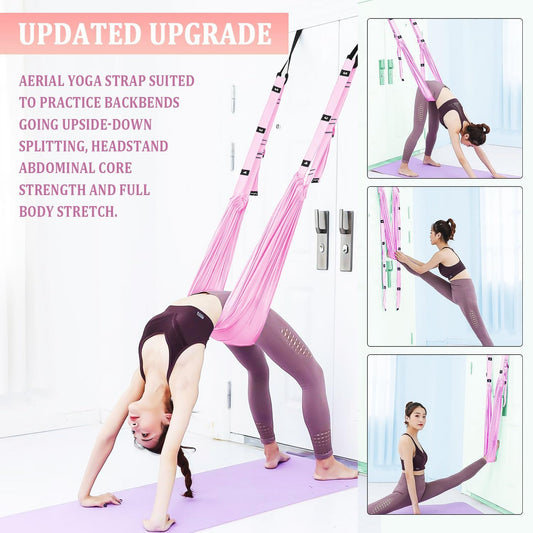 Leg Stretcher Strap, Adjustable Door Flexibility Trainer