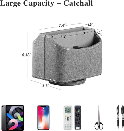 360° Rotatable Remote Control Holder,TV Remote Caddy for Nightstand Table