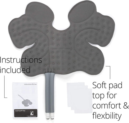 Ossur Cold Rush Cold Therapy Foot and Ankle Pad | Ergonomic Pad for Post-Operative Pain and Swelling | Works with Cryotherapy and Cold Therapy Machines | Includes Hose Connectors and Elastic Straps