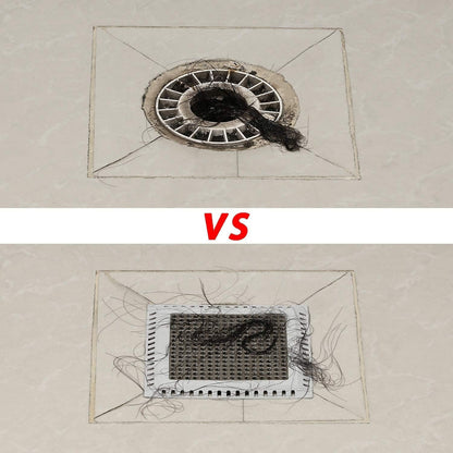 Aojuxix Shower Drain Hair Catcher/Drain Strainer/Shower Drain Cover | Stainless Steel and Silicone Hair Trap for Bathroom Floor Drain (Patented Product)