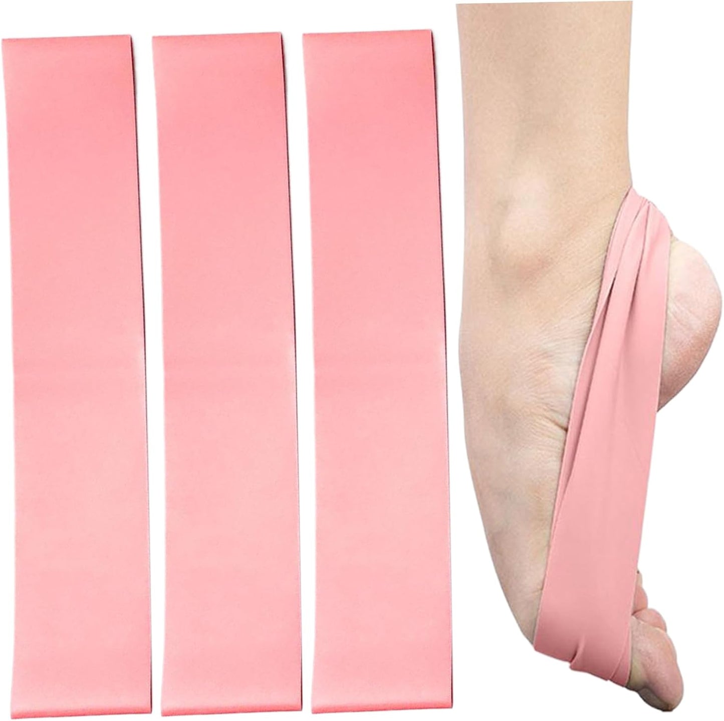 3Pcs Toe and Foot Stretcher for Ballet, Natural Latex Foot Stretcher Ballet, Feet Arch Stretch Strap Foot Resistance Band for Gymnastics, Ballet, Dancers, Artistic Swimmers