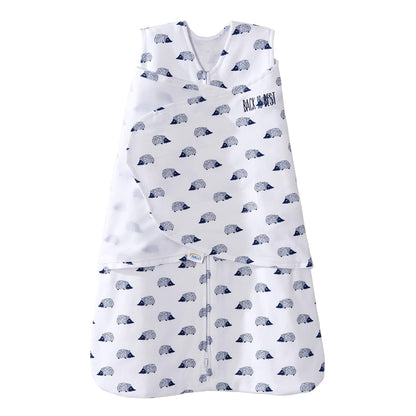 HALO 100% Cotton Sleepsack Swaddle, 3-Way Adjustable Wearable Blanket, TOG 1.5, Birds, Newborn, 0-3 Months - Colors A