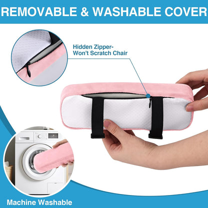 Smiry Memory Foam Office Chair Armrest Pads, Non-Slip Armrest Cushion