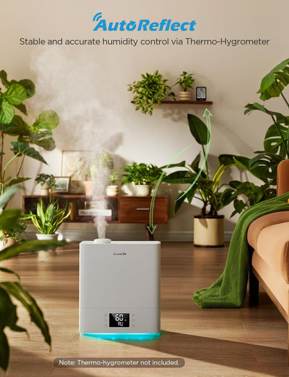 GoveeLife Smart Humidifiers for Bedroom Large Room, 6L Top Fill Humidifier