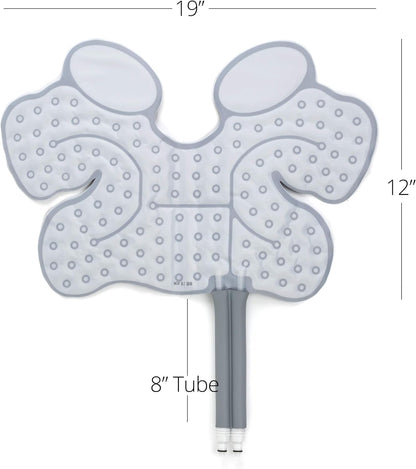 Ossur Cold Rush Cold Therapy Foot and Ankle Pad | Ergonomic Pad for Post-Operative Pain and Swelling | Works with Cryotherapy and Cold Therapy Machines | Includes Hose Connectors and Elastic Straps