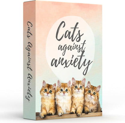 Dogs Against Anxiety Cards — 50 Anxiety Relief Cards | CBT & Mindfulness Exercises | Calming Gift for Women, Dog Lovers & Kids