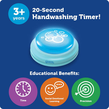 Learning Resources 20 Second Handwashing Timer - Visual Timer for Kids, Classroom Timers for Kids, Visual Timers for Handwashing | Visual Timer for Kids, Classroom Timers for Kids, Visual Timers for Handwashing