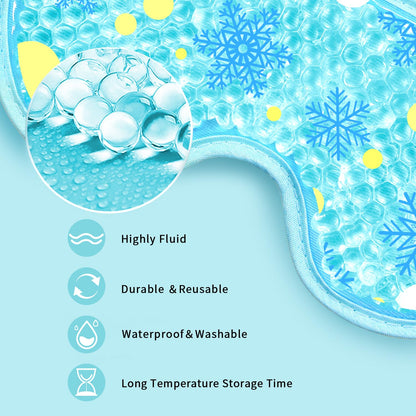 2PCS Cooling Eye Mask Gel Eye Mask, Reusable Hot Cold Therapy