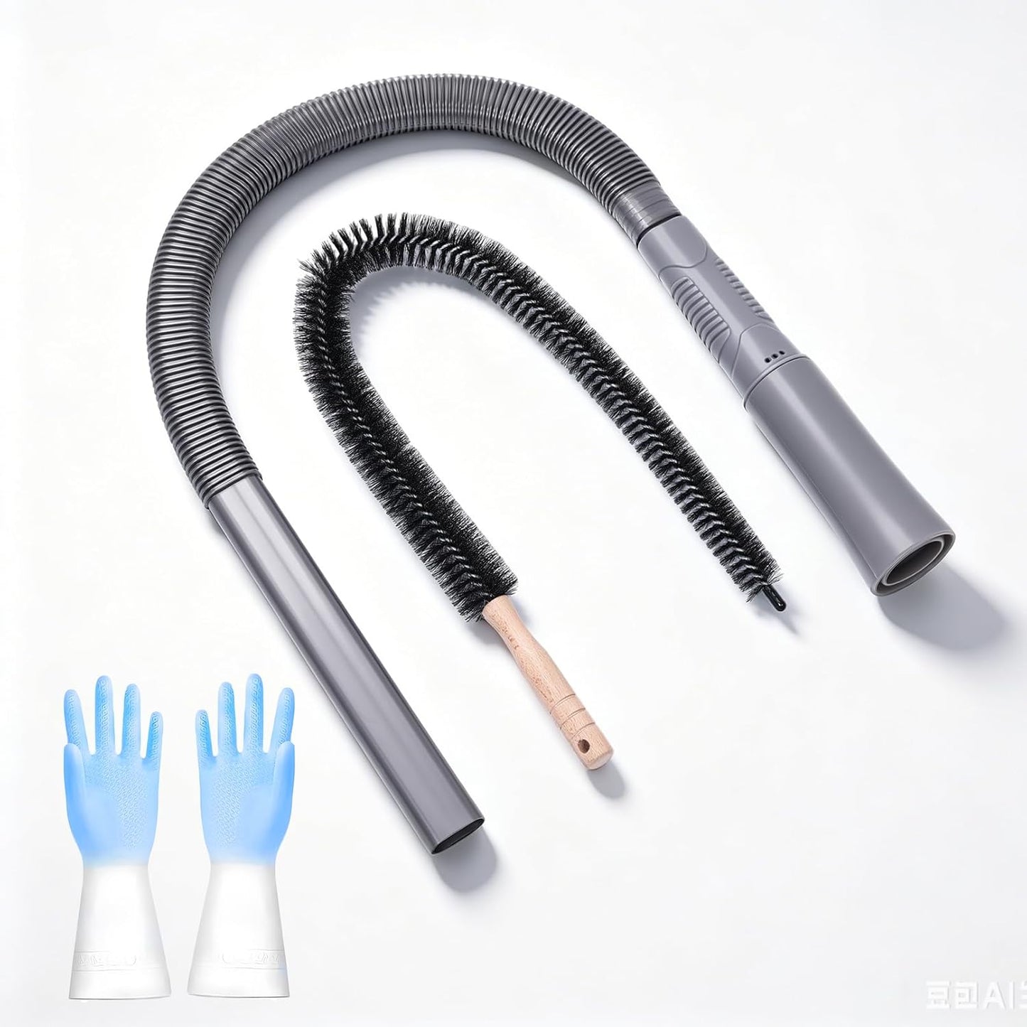 Upgraded Dryer Vent Cleaner: Universal Vacuum Hose Attachment Fits All Vacuums Cleaner, Deep Cleaning Tools for Clogged Ducts & Lint Removal