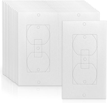 Birllaid Wall Outlet Insulation Gasket Wall Plate Foam Gasket Pads, 26 Pack