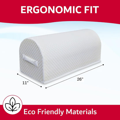 Triangle Foot Pillow - Optimal Restful Sleep Blanket Elevation Wedge Pillow, Comfortable Sleep Leg Pillow, Ankle Support Pillow, Recommended for Back/Knee/Hip Pain