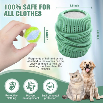 Pet Hair Remover for Laundry, for Bedding & Clothes use in Washing Machine (12, Yellow)