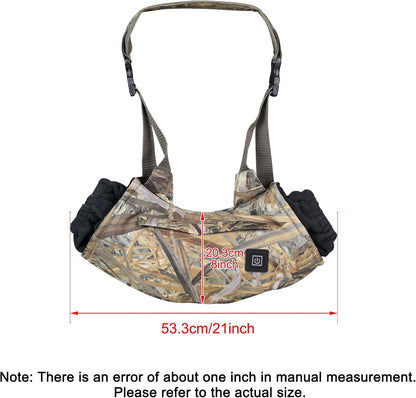 Heated Hand Muff, Electric Heating Hand Warmer Pouch, Suitable for Outdoor Hunting, Sports, Photography, Golf, Football in Cold Winter Keep Warmth (Batteries no Including)