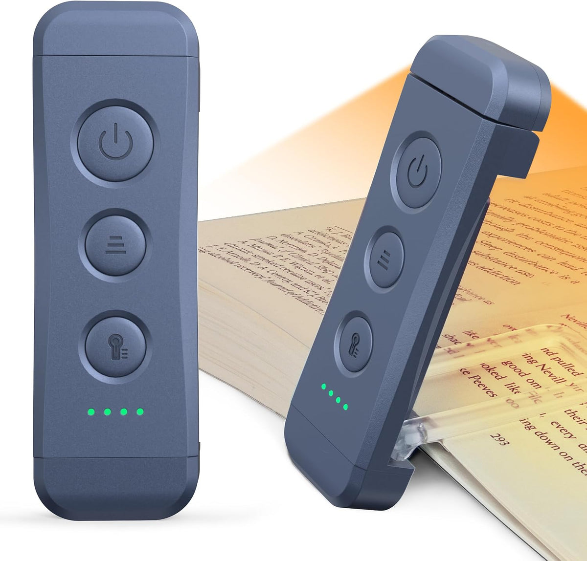 Glocusent USB Rechargeable Book Light for Reading in Bed, LED Reading Light