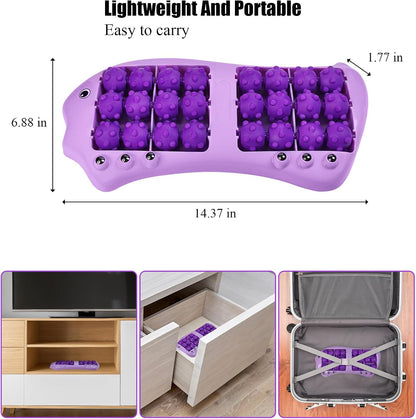 Foot Roller Massager for Plantar Fasciitis Relief, Large Size Roller Foot Massage Shiatsu Acupuncture Massage, Reflexology Tool,Heel, Arch, Muscle Aches, Foot Pain, Stress Relief - Relaxation Gift
