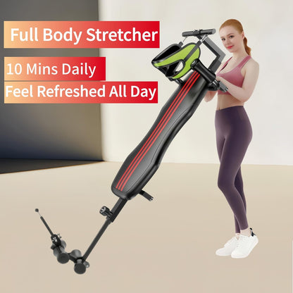 Full Body Traction Table at Home | Non-Inversion Design for Safer Stretching,Stretch Decompression Machine for Tension Relief