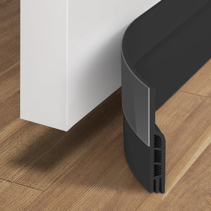 Holikme Door Draft Stopper 41inch Weather Stripping Door Seal Sweep | Under Door Draft Insulator Strong Adhesive Silicone Garage Window Strip Blocker Cold Air & Noise, Easy Install Save Energy
