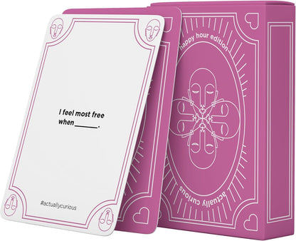Actually Curious Happy Hour Edition Icebreaker Conversation Cards