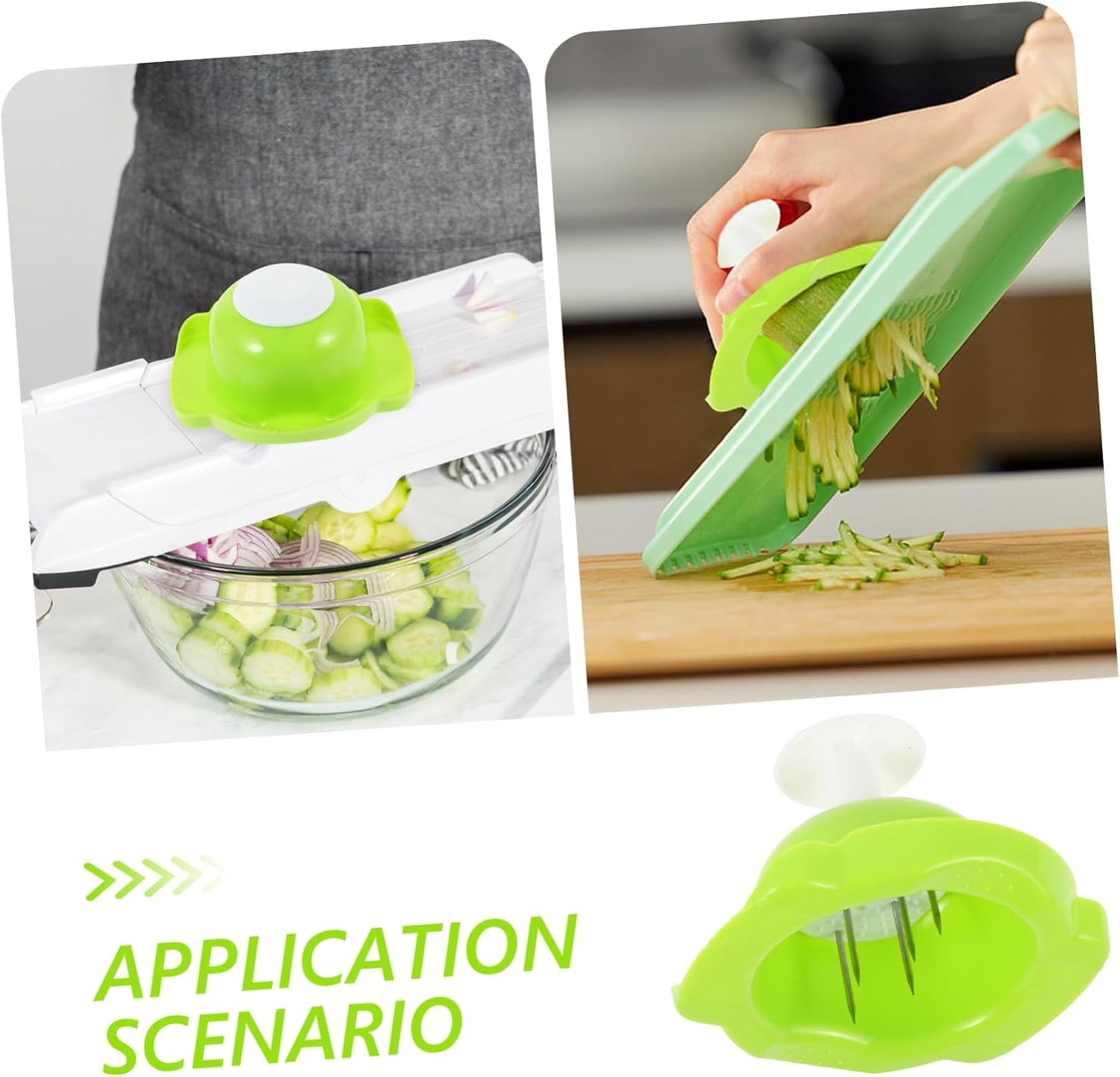 Amosfun 2PCS Food Grater Finger Guard Set Multi-functional Hand Protector Sturdy Design for Safe Vegetable Grating and Slicing Kitchen